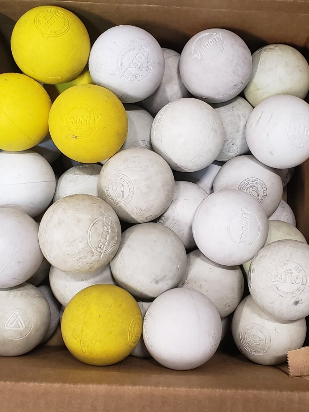 50 USED LACROSSE BALLS